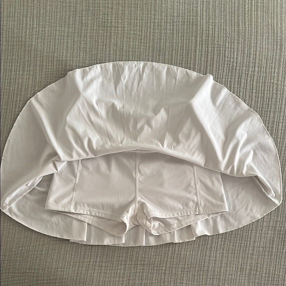 Halara White Women's Tennis Skirt